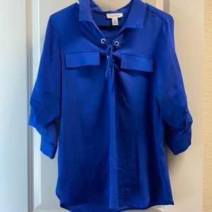 Blue blouse size small